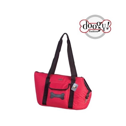Picture of Doogy Red Carry Bag with Bone